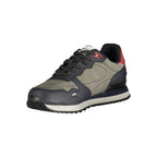 Blue Polyester Men Sneaker