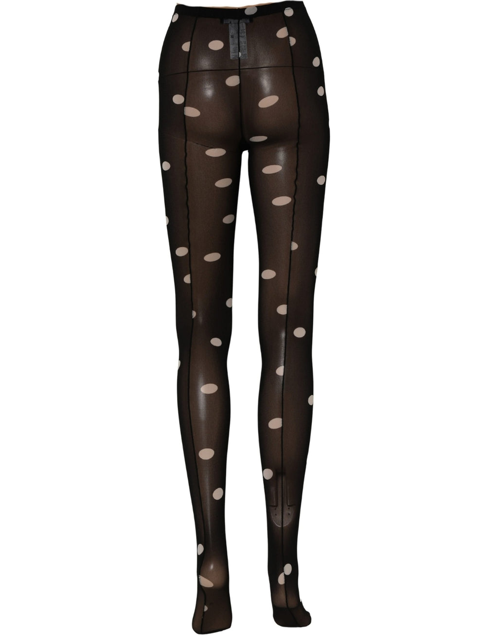 Black Polka Dot Tights Stockings Pantyhose Socks