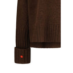 Brown Wool Oves Aries Sweatshirt