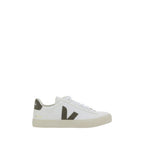 White Calf Leather Bos Taurus Low Top Sneakers