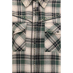 Bicolor Cotton Pattern Shirt