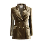 Brown Viscose Blazer