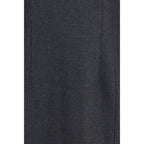 Gray Wool Oves Aries Casual Dress
