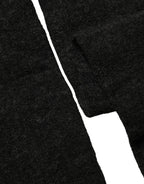 Black Wool Over Calf Long Women Accessory Socks