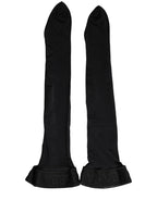 Black 100% Nylon Thigh High Stockings Socks