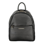 Black Polyurethane Women's Backpack