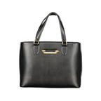 Black Polyurethane Women's Bag
