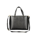 Black Polyurethane Women's Bag