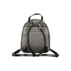 Black Polyurethane Women's Backpack