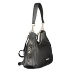 Black Polyurethane Womens Bag