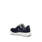 Black Recycled Polyester Athletic Sneakers