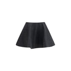 Gray Wool Oves Aries Midi Skirt