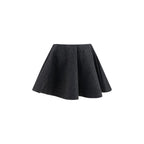 Gray Wool Oves Aries Midi Skirt