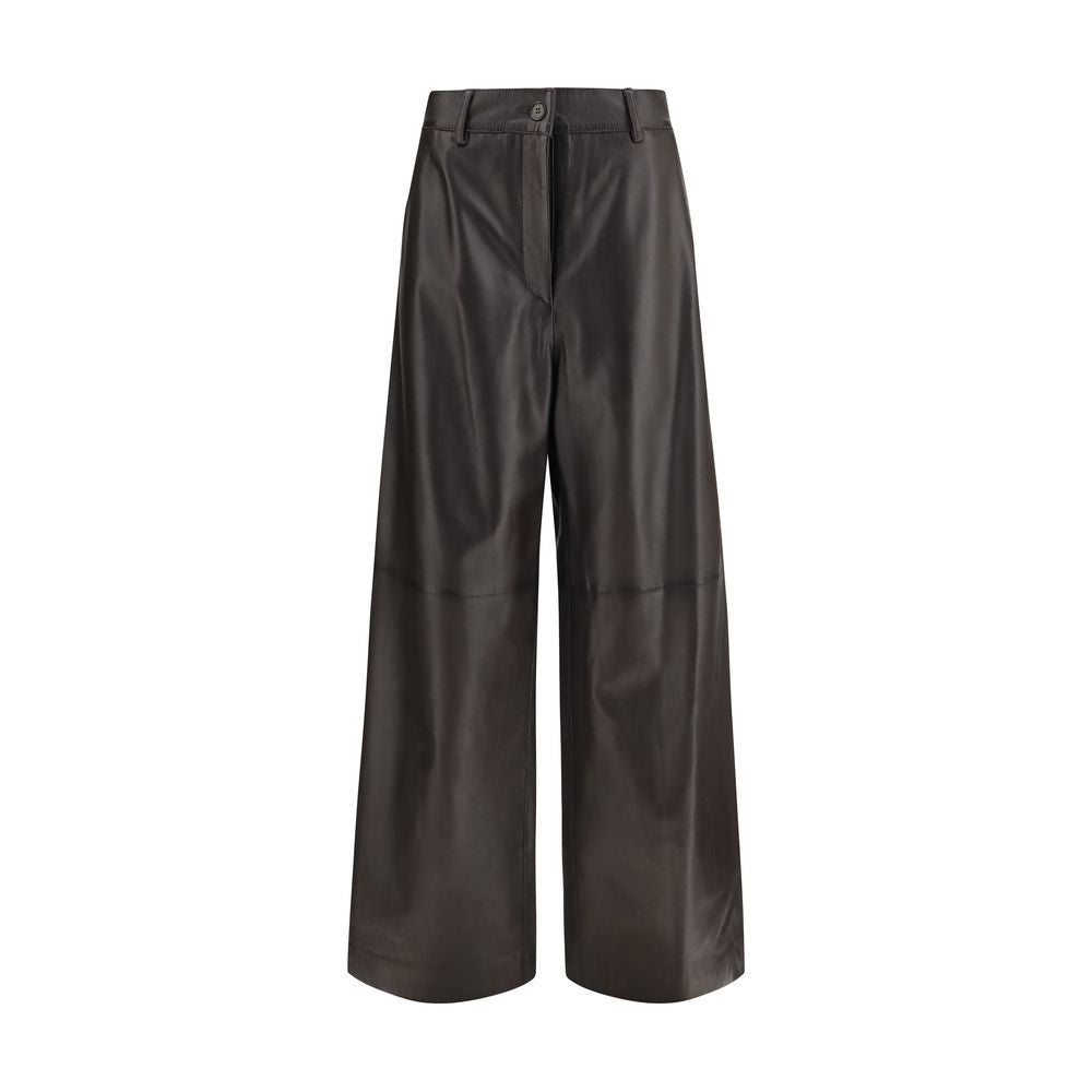 Brown Leather Pants