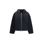 Black Nylon Bomber