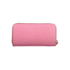 Pink Polyurethane Women's Wallet