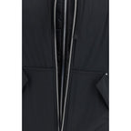 Black Nylon Full-Length Jacket