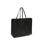 Black Calf Leather Bos Taurus Shoulder Bag