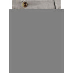 Gray Linen Casual Pants