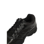 Black Synthetic Athletic Sneakers