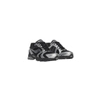 Black Synthetic Athletic Sneakers