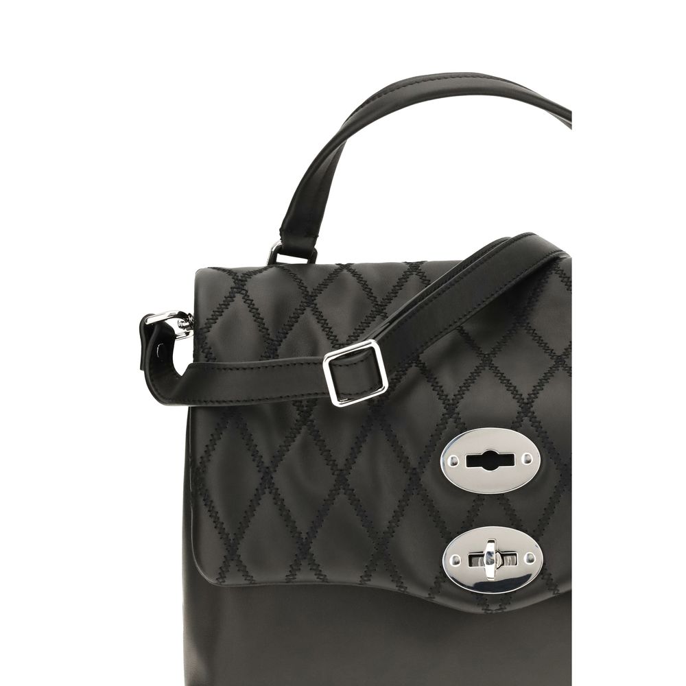 Black Calf Leather Bos Taurus Shoulder Bag