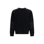 Black Nylon Sweatshirt