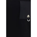 Black Nylon Sweatshirt
