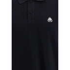 Black Cotton Polo Shirt