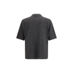 Gray Linen Shortsleeve Shirt