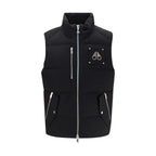 Black Cotton Sleeveless Jacket