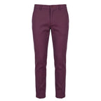 Red Cotton Men Pants