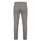 Brown Flax Men Trousers