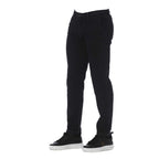 Black Cotton Men Pants