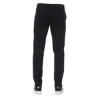 Black Cotton Men Pants