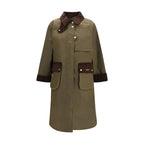 Bicolor Cotton Coat