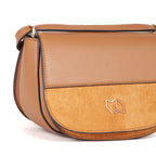 Black Polyester Crossbody Bag