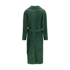 Bicolor Leather Coat