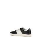 Black Calf Leather Bos Taurus Sneakers