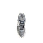 Gray Polyester Athletic Sneakers