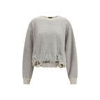 Gray Cotton Sweatshirt