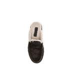 Brown Calf Leather Bos Taurus Mules