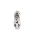 Gray Suede Leather Athletic Sneakers