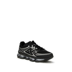 Black Fabric Athletic Sneakers