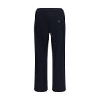 Blue Polyamide Athletic Pants