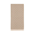 Beige Wool Oves Aries Foulard