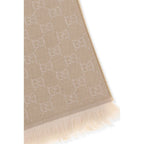 Beige Wool Oves Aries Foulard