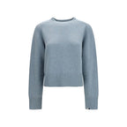 Blue Cashmere Sweatshirt