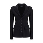 Black Wool Oves Aries Full-Length Jacket