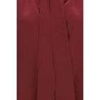 Bordeaux Silk Blouse